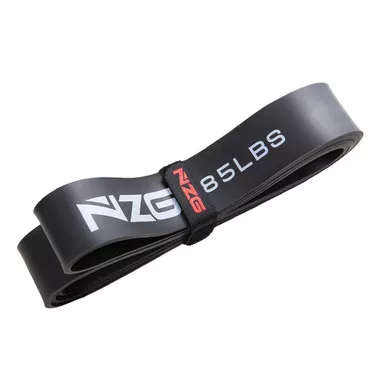 NONZERO GRAVITY 100% Latex-Free Organic Rubber Power Resistance 85lbs Black Single Band (NZ-RB85)