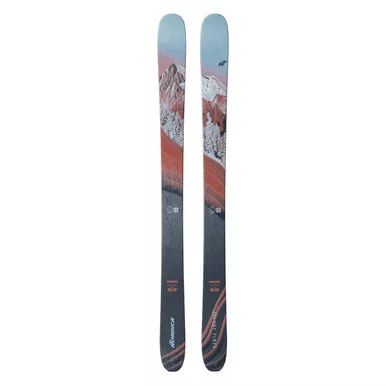 NORDICA Womens Santa Ana 102 All Mountain Without Bindings Blue/Rust Skis (0A448800001)