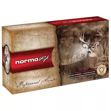 Norma American PH Ammunition 7.7mm Japanese 174 Grain Soft Point 20 Rounds