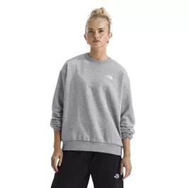The North Face Women's Evolution Simple Dome Oversize Crew - TNF Pale Grey Heather - M