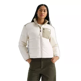 The North Face Women's Nuketo Synth Insulated Jacket - White Dune/Desert Stone - L