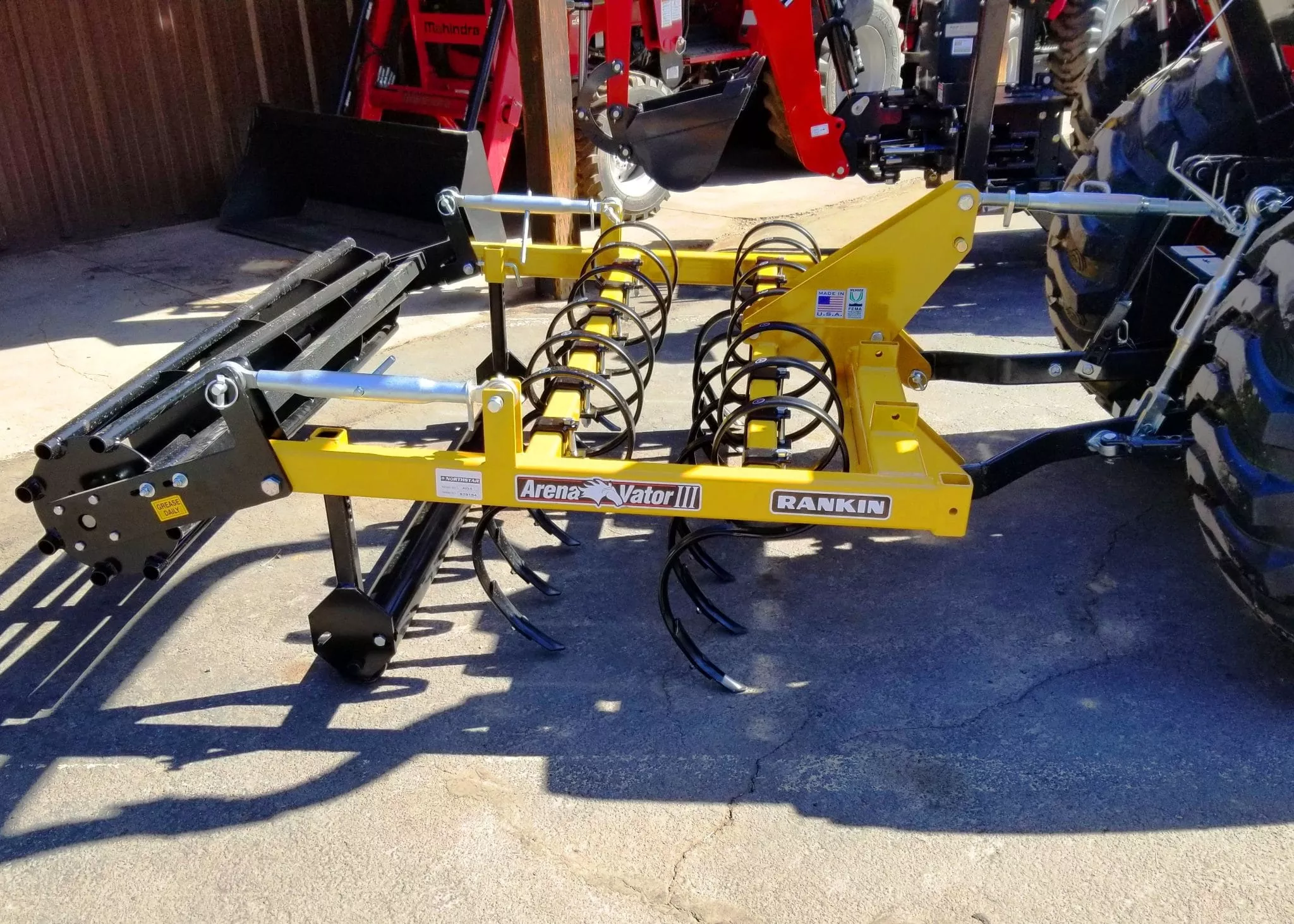 Northstar Attachments Horse Arena Arena-Vator III Equipment with 27 S-Tines | Model AV3-12 | Width 12″ | 50HP-70HP | For Tractor