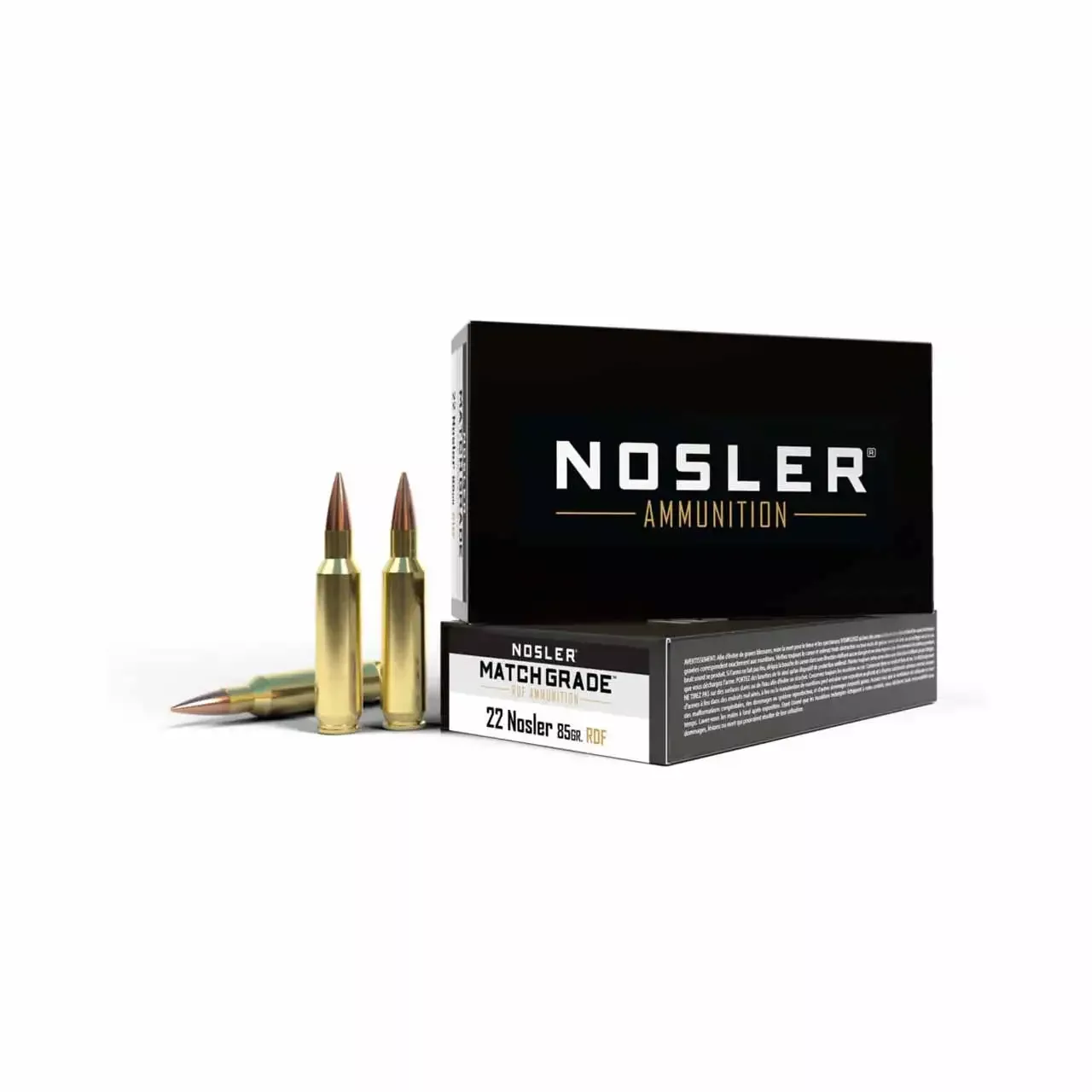 Nosler 22 Nosler 85gr Match HPBT 20rd