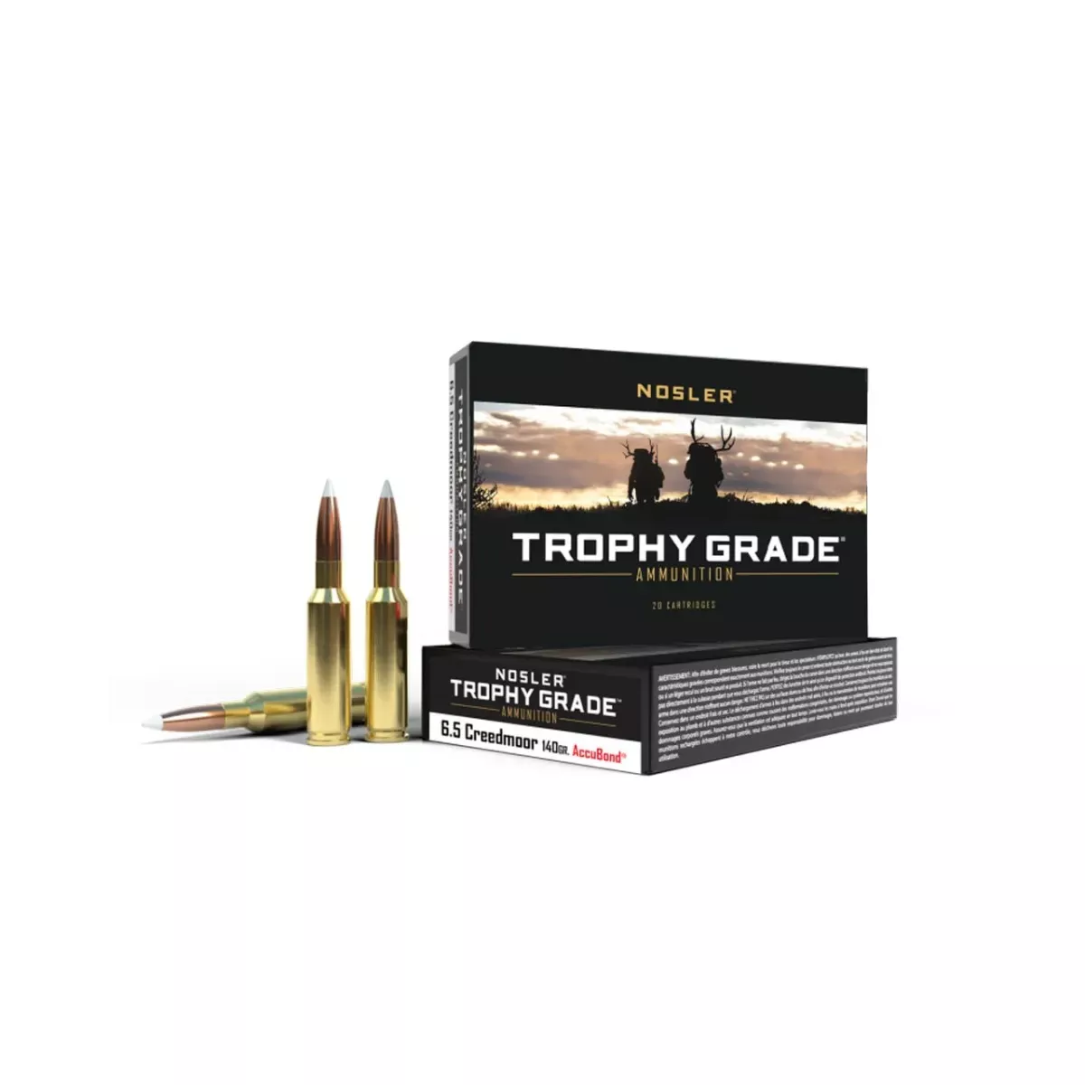 Nosler 6.5 Creedmoor 140GR AccuBond Trophy Grade
