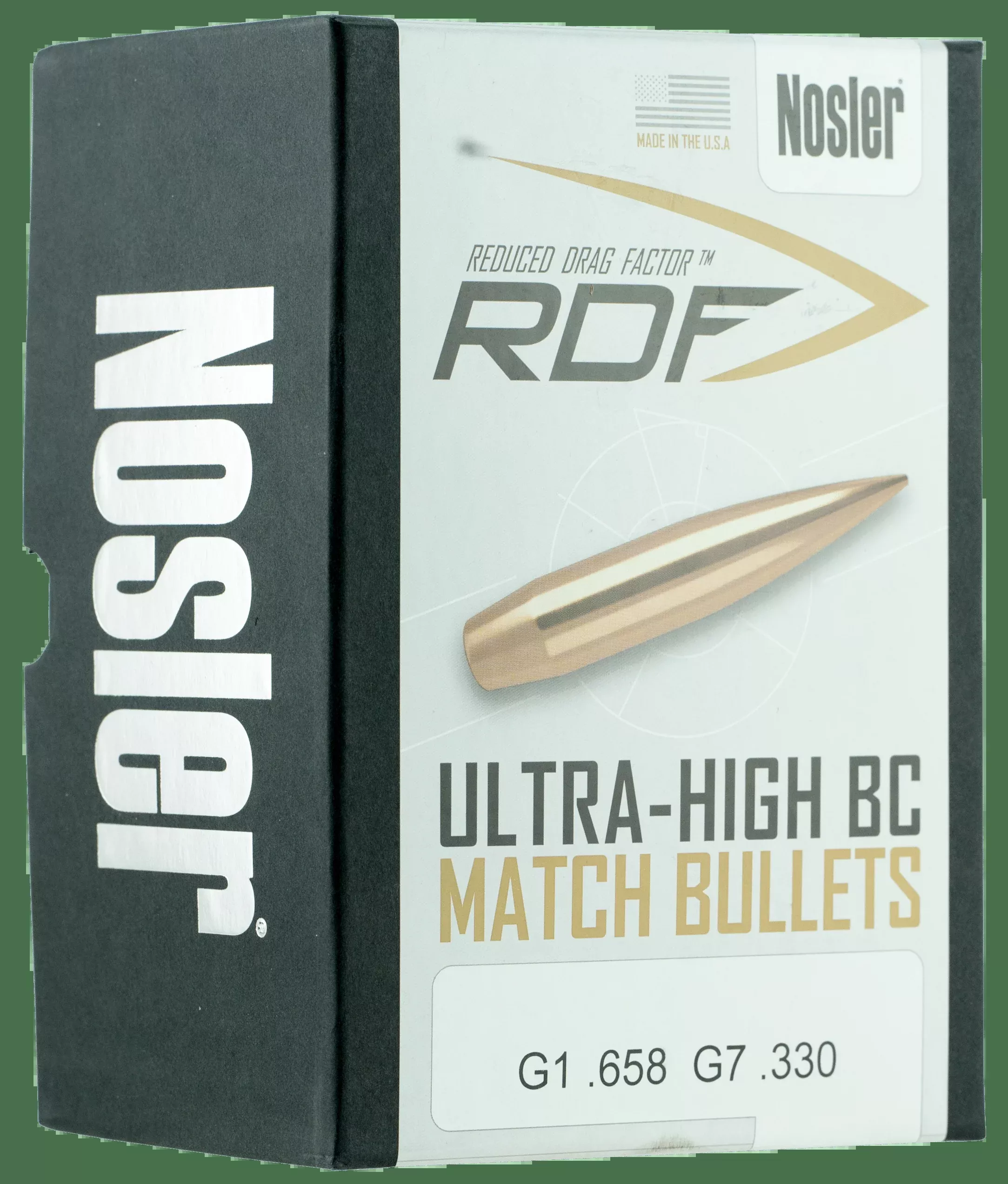 Nosler Rdf, Nos 49825 Rdf Match .264140 Hpbt500