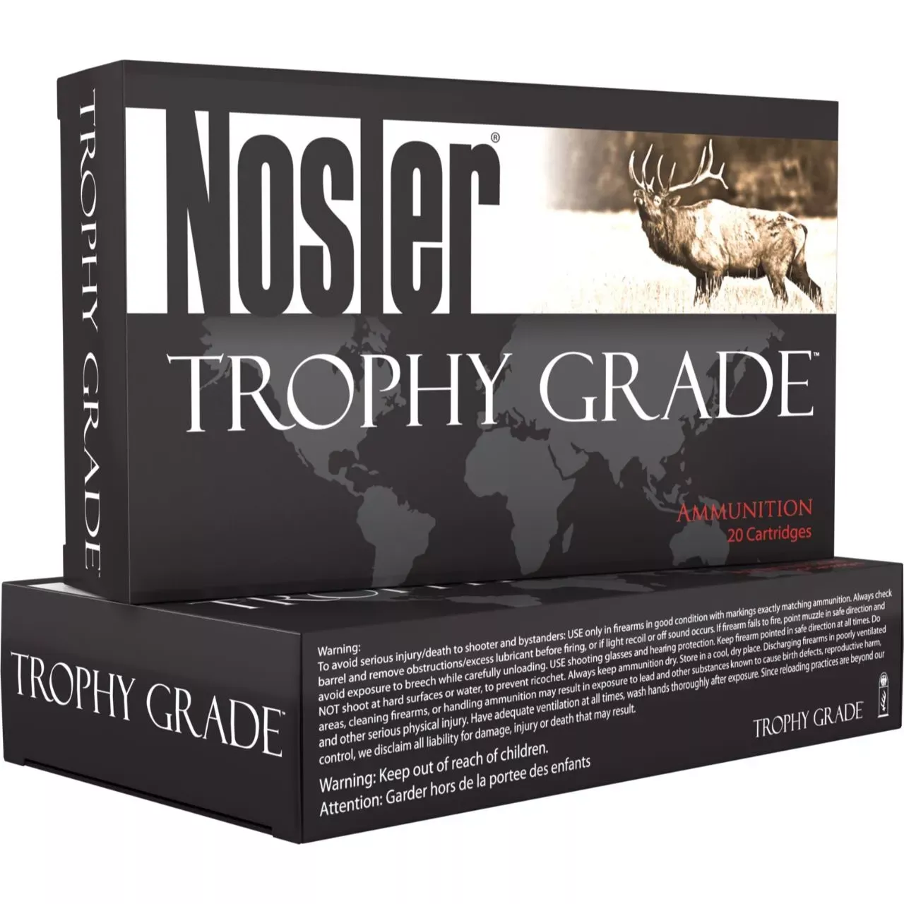 Nosler Trophy Grade 35 Whelen 225 gr AccuBond Ammo – 20/Box