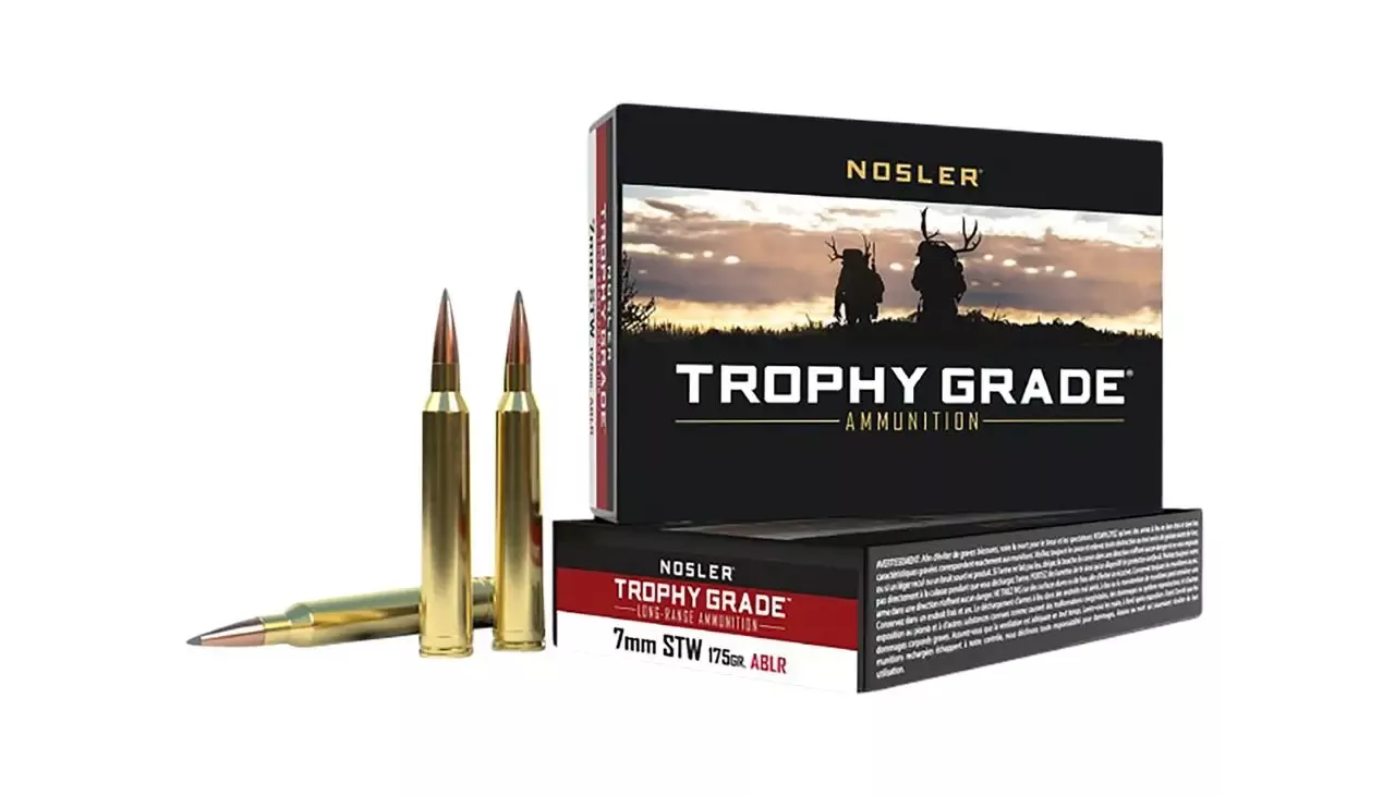 Nosler Trophy Grade Long-Range 7mm STW 175 gr Nosler Spitzer AccuBond Long Range 20 Rounds 60104
