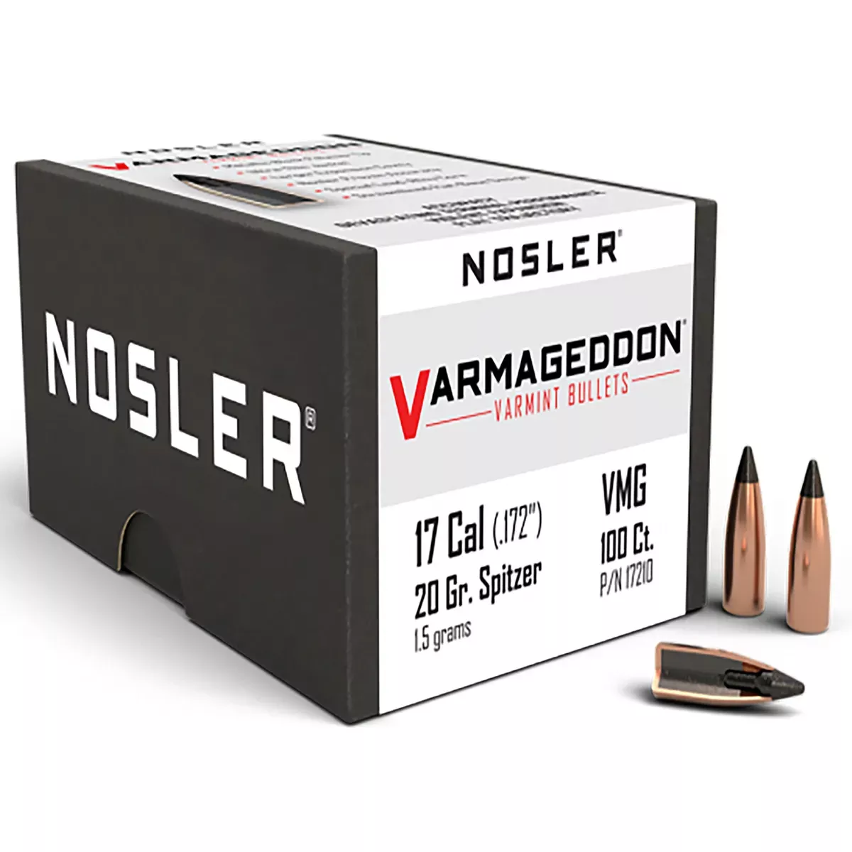 Nosler Varmageddon 17 Cal 20 Gr FBT 100/Box