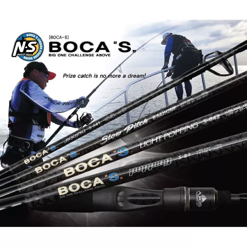 NS Black Hole Rod Baitcast Boca-S Jigging B-581 Spiral (7905)