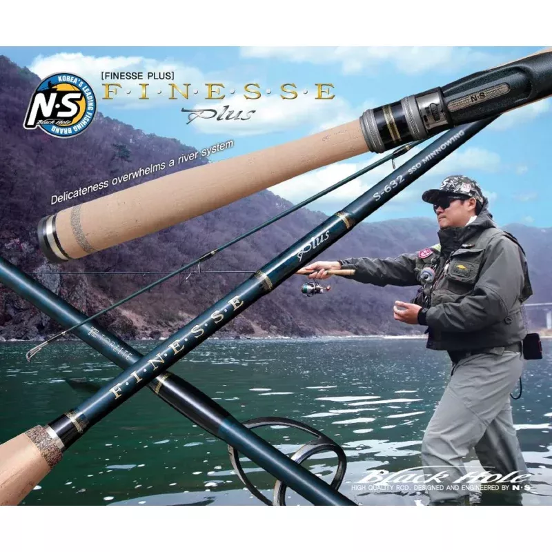 NS Black Hole Rod Spinning Finesse Plus S-672L (7895)