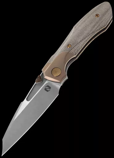 Null Knives Voodoo Doll Green Micarta Folding Knife
