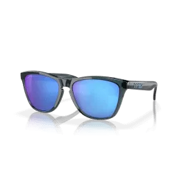 Oakley Men's Frogskins - Crystal Black - PRIZM Sapphire Polarized - Polarized