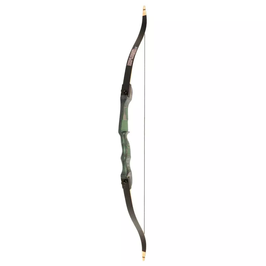October Mountain Explorer Ce Recurve Bow Green 54 In. 25 Lbs. Lh