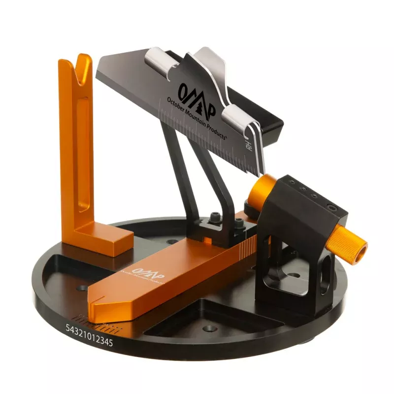 October Mountain Phoenix Fletching Jig (with Right Helical Clamp)