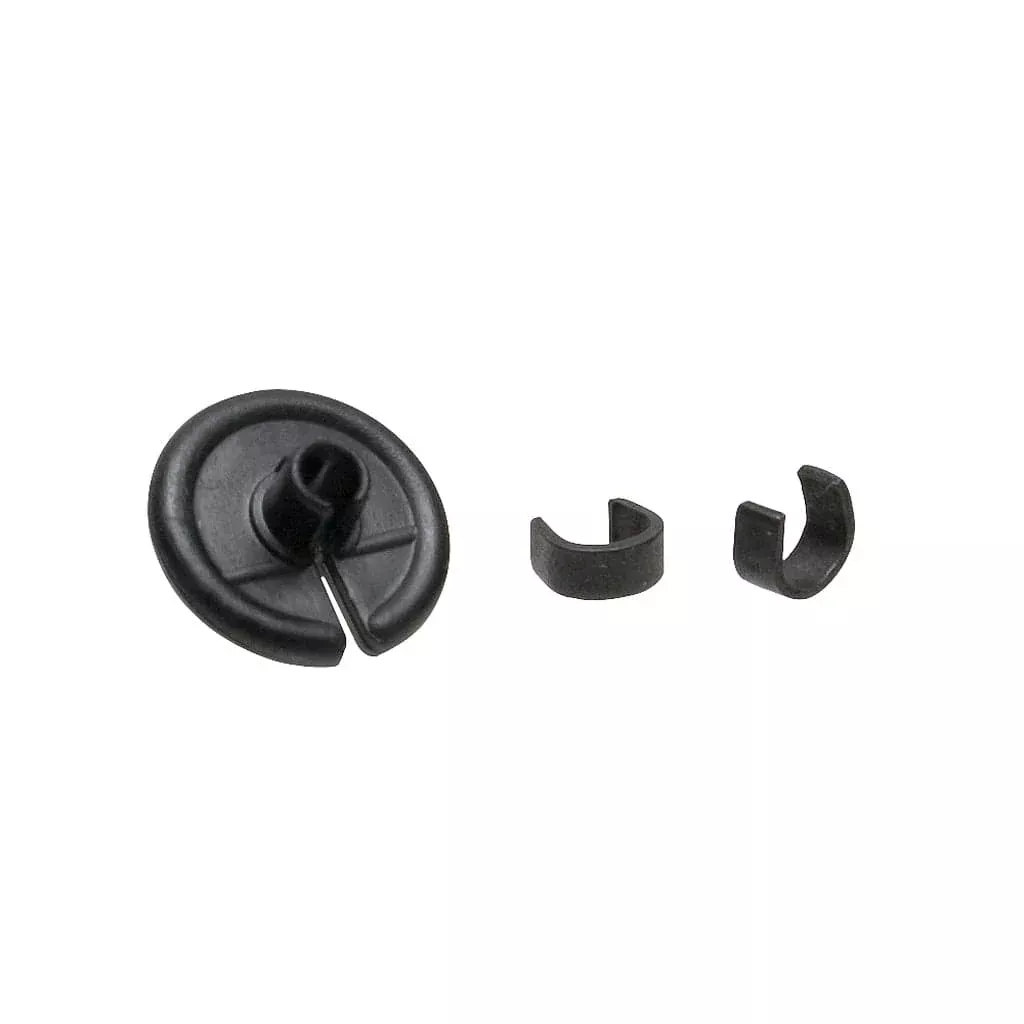 October Mountain Pin Point Kisser Button Black 9/16 In. 1 Pk.