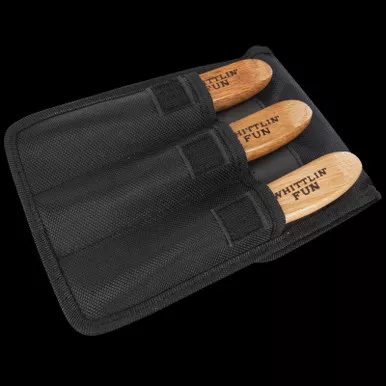 Old Forge Three Piece Wood Carving Set
