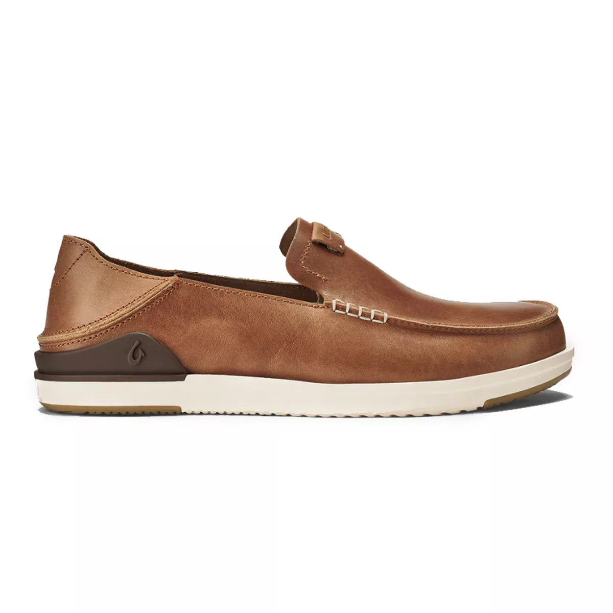 Olukai Men’s Kākaha Leather Slip-On Shoes