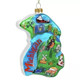 One Hundred 80 degrees Michigan Ornament