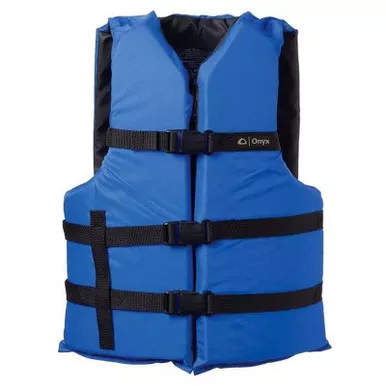 Onyx Adult General Purpose Life Vest Oversize Blue