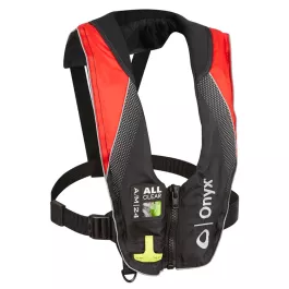 Onyx A/M-24 All Clear Automatic/Manual Inflatable Life Jacket - Red - Adult