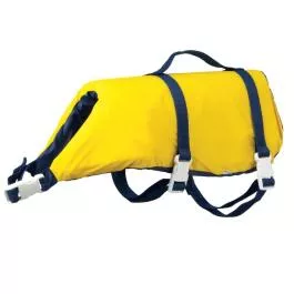 Onyx Nylon Pet Life Vest - Yellow/Navy - XS
