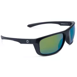 Optic Nerve Cuda Zaldaingerous - Matte Black - Amber Green Mirror