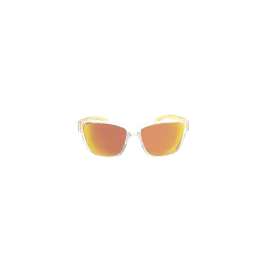 Optic Nerve Tag - Crystal Orange - Smoke Red Mirror
