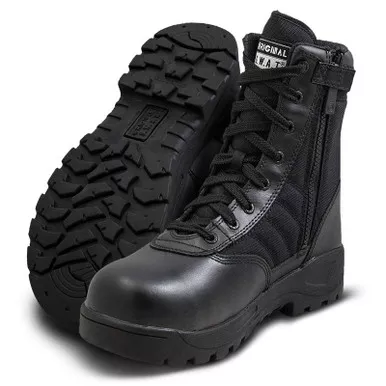 Original S.W.A.T. 116001 Classic 9" Side-Zip Safety Plus Boots, Black