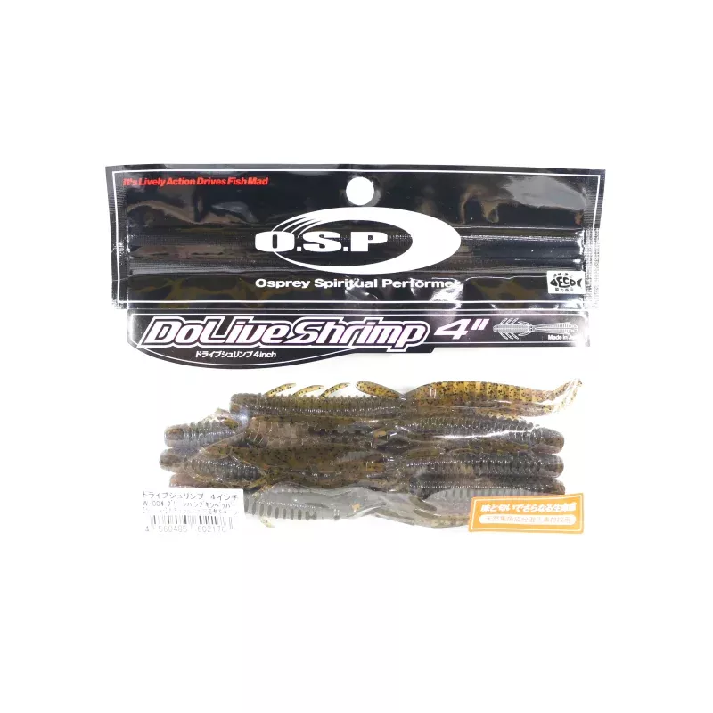 OSP Soft Lure Dolive Shrimp 4 Inches W004 (2176)