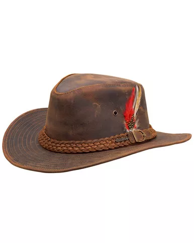 OUTBACK TRADING Unisex 13019 Frontier Forge Brown Hat (13019-BRN)