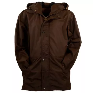 OUTBACK TRADING Unisex Oilskin Packable Waterproof Durable Western Bronze Poncho (2407-BNZ)