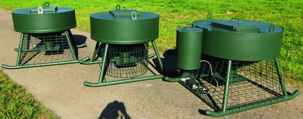 Outback Wildlife Quail Central Feeder & Water Station | Model 600# and 1000# Central Feeder