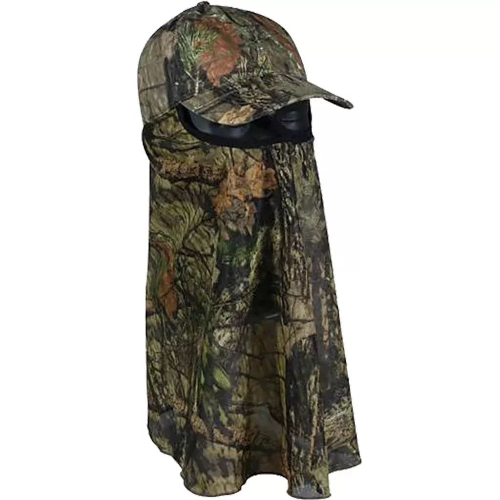Outdoor Cap Canvas Cap w/Facemask