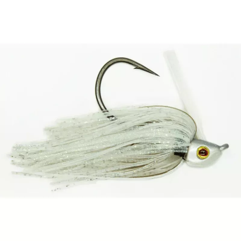 Pacemaker Swim Jig|3/8oz&1/2oz|Black Blue&Threadfin Shad&Glimmer Shad&White