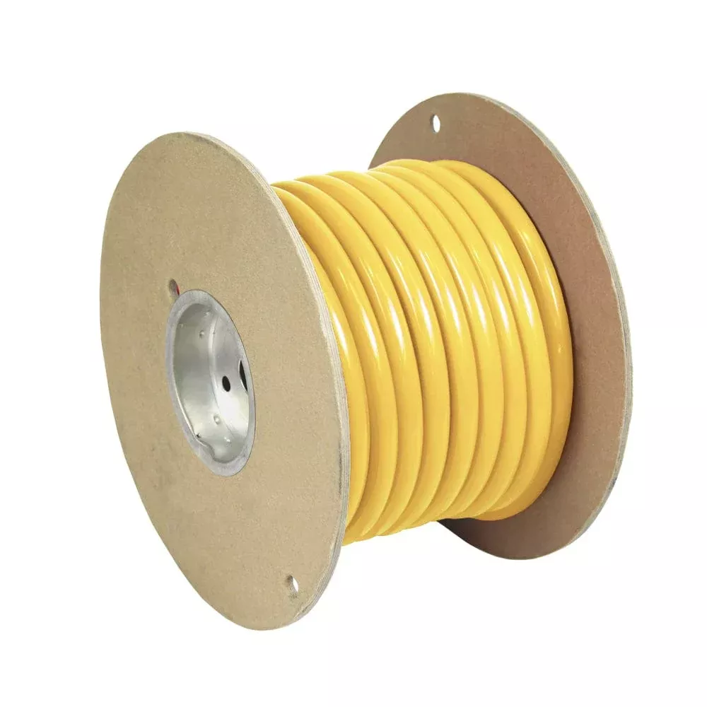Pacer Yellow 4 AWG Battery Cable – 50′