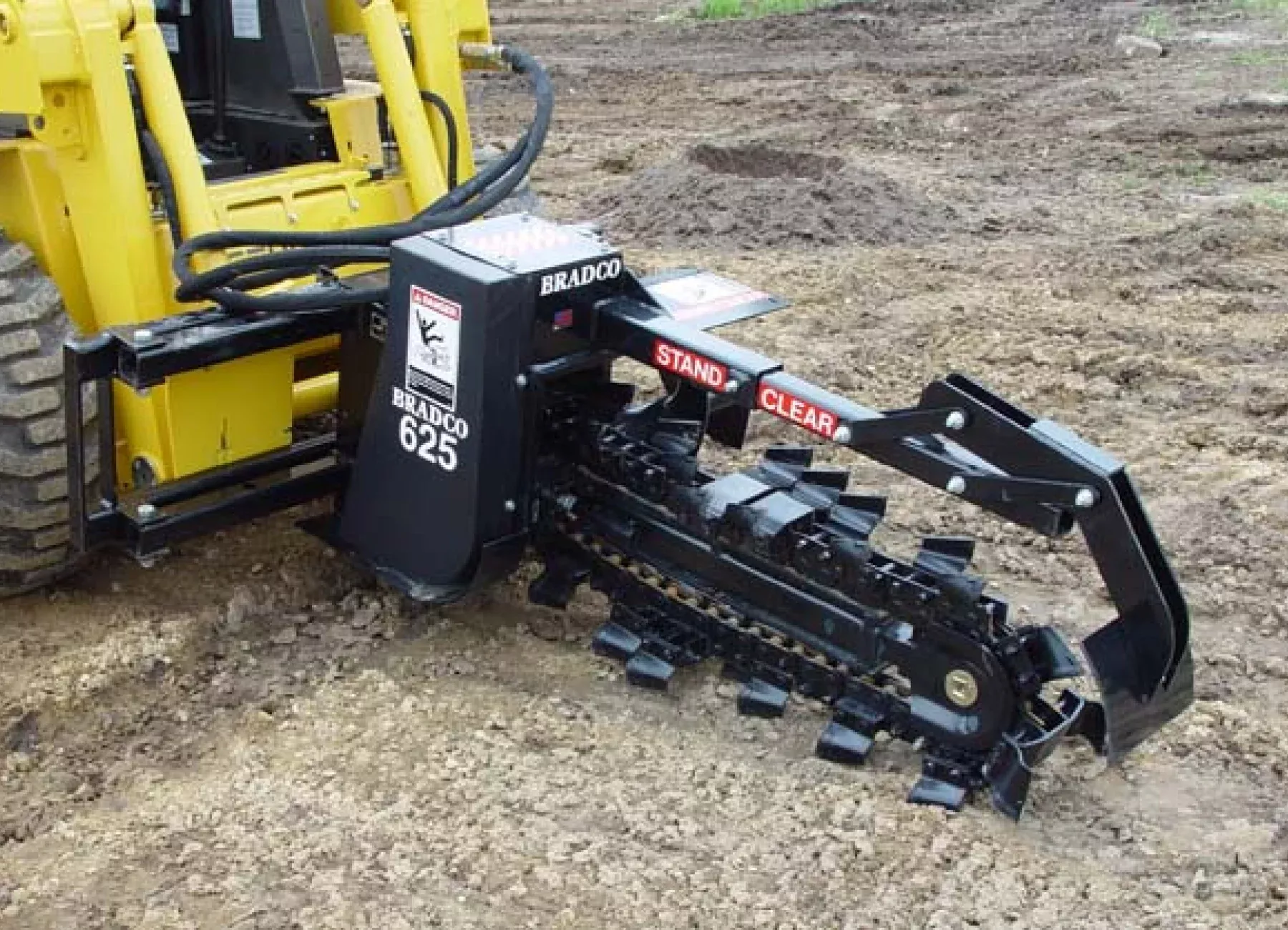 Paladin Trencher | 36″–48″ Dig Depth | Width 6″-8″ | 625 Series | 12-25 GPM | For Skid Steer