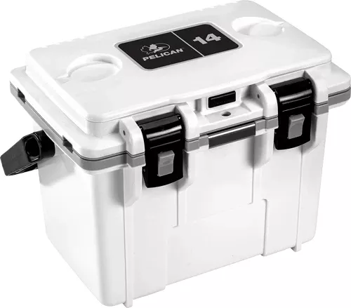 Pelican Coolers Im 14 Quart – White/gray W/dry Storage