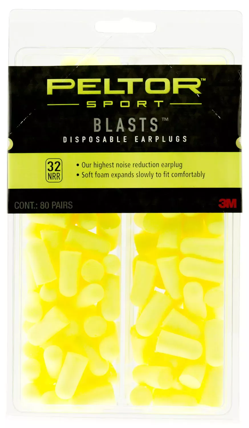 PeltorSport Blast Earplugs 32 dB In The Ear