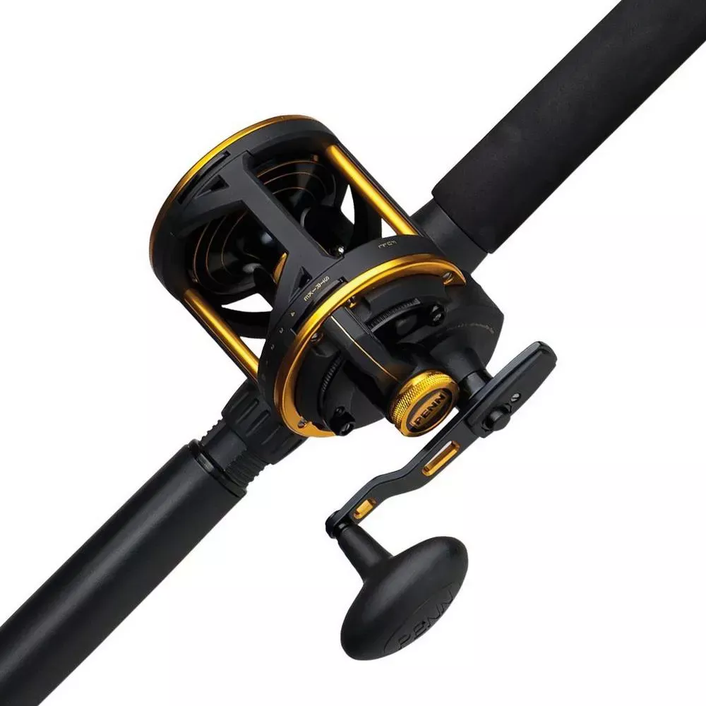 Penn Squall Lever Drag Saltwater Combo-6' 6-Fast-50-Medium Heavy"