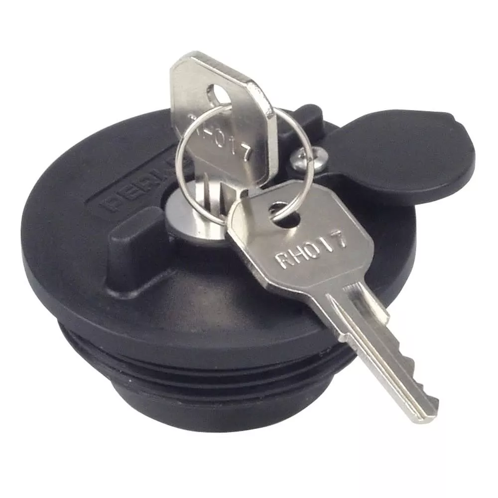 Perko Fuel System Locking Cap for1-1/2" Non-Vented Fills - 1324DP0BLK
