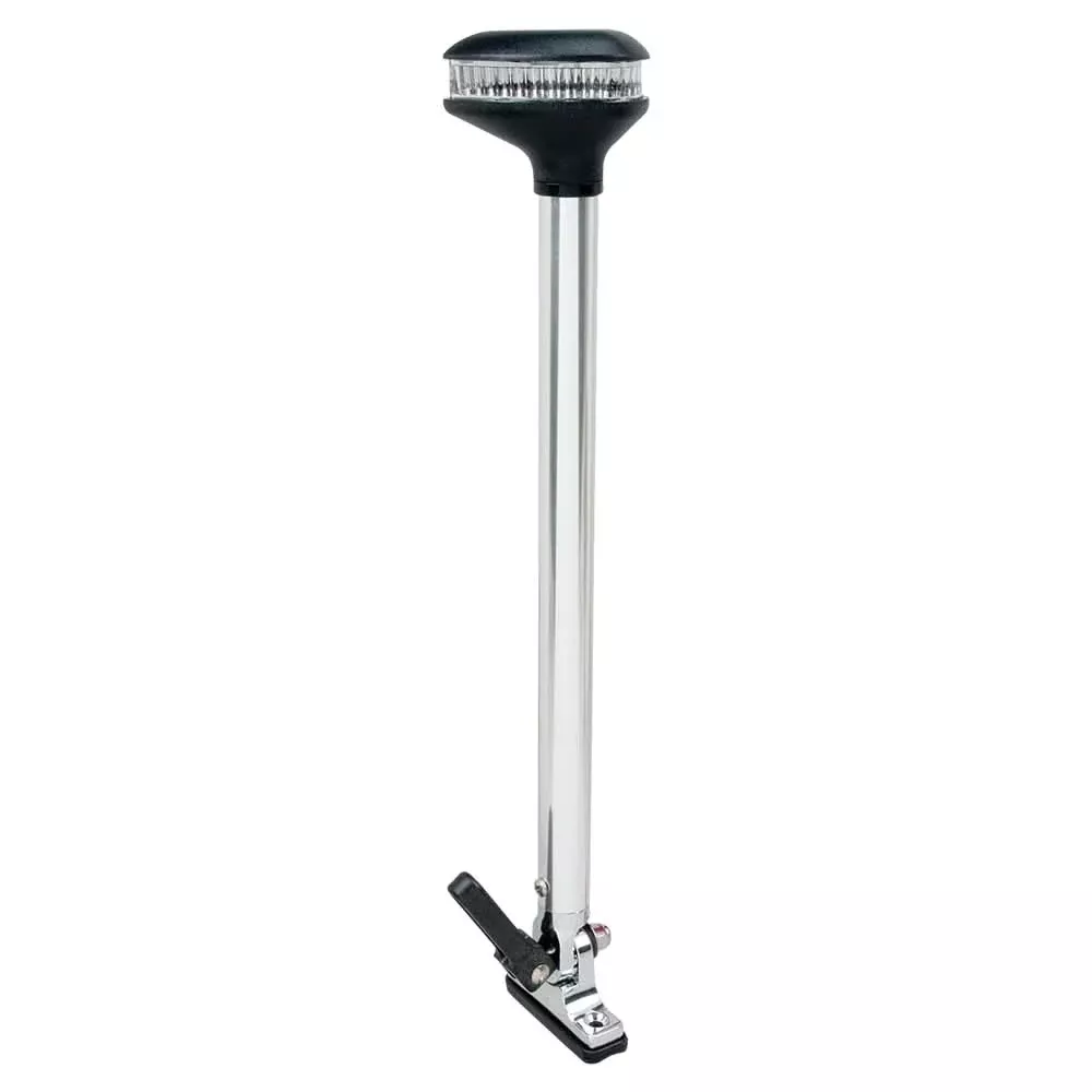 Perko Stealth Series - Fold Down All-Round Light - Vertical Mount 13-3/8" Height - 2NM Range - 1642DP0CHR