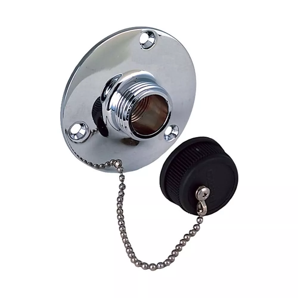 Perko Water Outlet Fitting with Cap - 0504DP0CHR