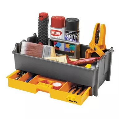 Plano 311007 Tote More Storage Box w/ Yellow Tray