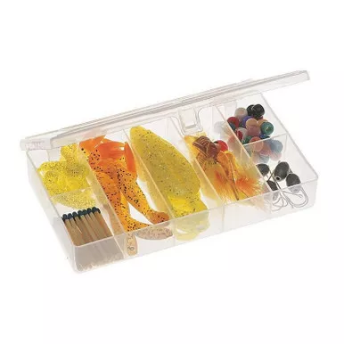 Plano 344987 3400 Series 7-Compartment StowAway Utility Tackle Box - Clear