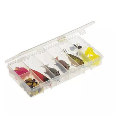 Plano 345028 3400 Series 8-Compartment StowAway Utility Tackle Box - Clear