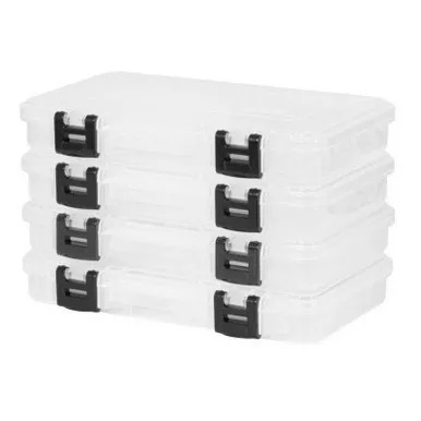 Plano PLASM364 3650 StowAway Utility Tackle Boxes - Clear - 4-Pack