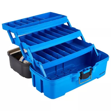 Plano Three-Tray Tackle Box Bright Blue