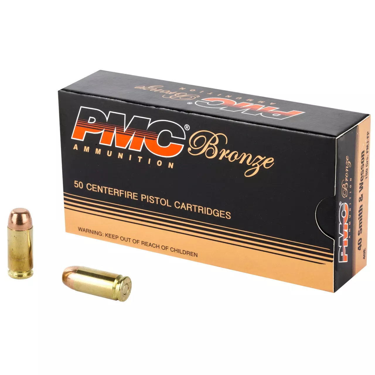 PMC 40 S&W 180 Gr FMJ 50/Box