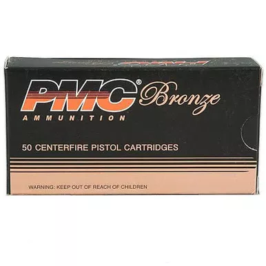 PMC Bronze 9mm Ammo FMJ 115GR 50 Rounds