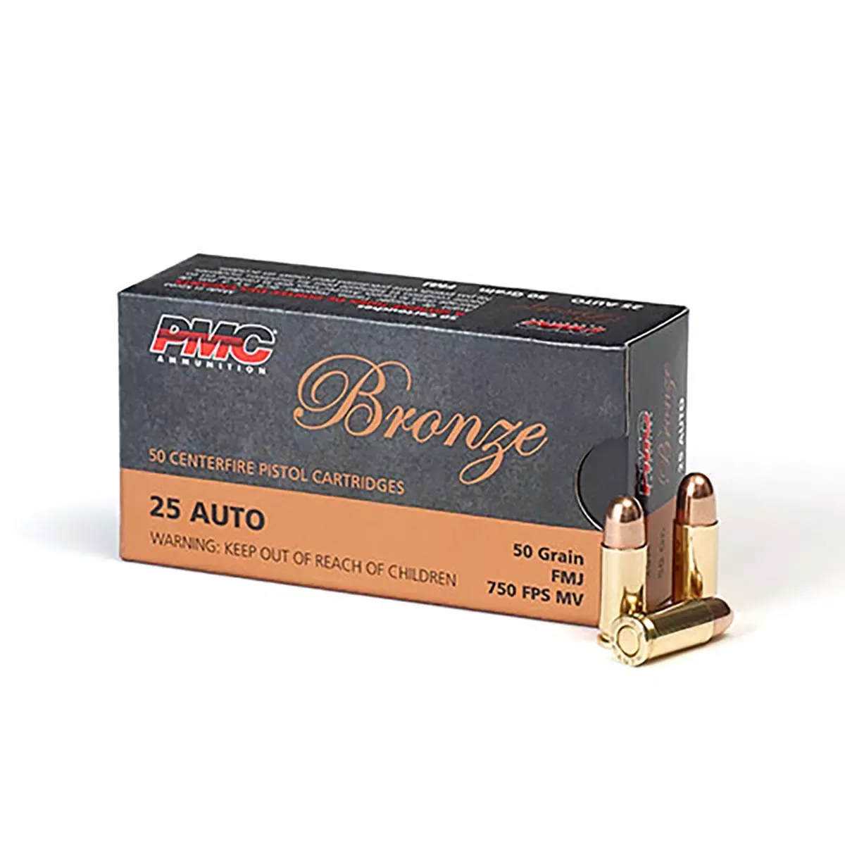 PMC Bronze Target 44 S&W Spl 180 gr Jacketed Hollow Point (JHP) 25/Box